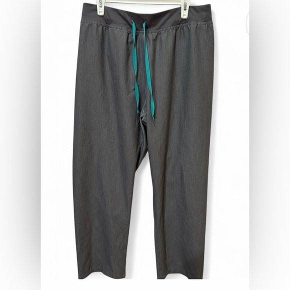 Figs Other - Figs Technical Collection Gray with Teal Drawstrings XL